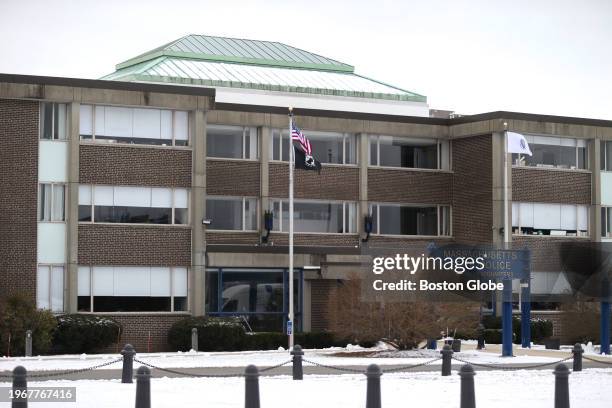 Framingham, MA An exterior of the Massachusetts State Police Headquarters.