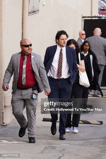 Zach Woods is seen on January 30, 2024 in Los Angeles, California.
