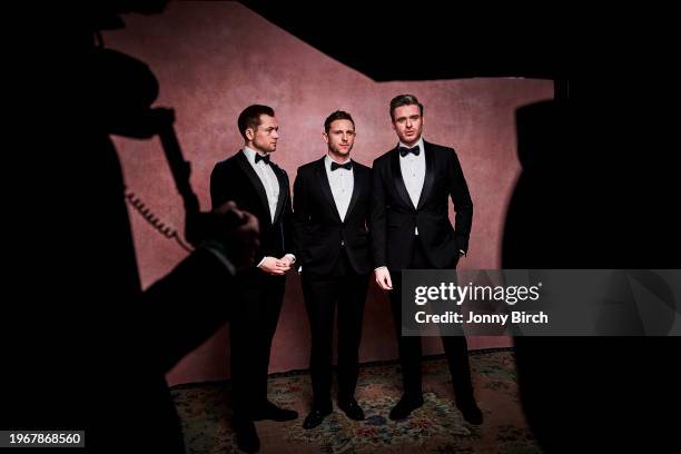 Taron Egerton, Jamie Bell, Richard Madden, EE British Academy Film Awards 2019.Date: Sunday 10 February 2019.Venue: Royal Albert Hall, Kensington...