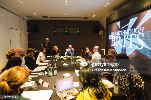 The Breakthrough Brits Jury meeting takes place at BAFTA's 195 Piccadilly Headquarters, including jurors Carolin Krenzer â€“ Co-founder and CEO,...