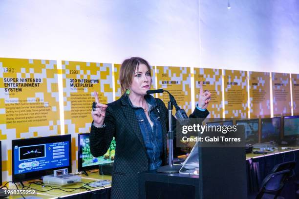 Jo Twist, British Academy Games Awards Nominees' Party at the Science Museum.Date: Wednesday 3 April 2019.Venue: 'Power Up' Exhibition, Science...