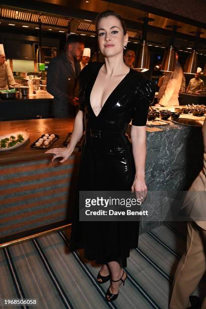 Stefanie Martini attends the Vanity Fair EE Rising Star Party at Pavyllon London, Four Seasons Hotel Park Lane, alongside a star-studded guestlist...