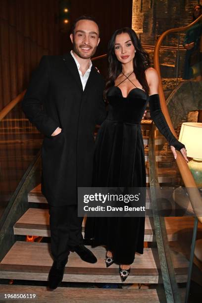 Ed Westwick and Amy Jackson attend the Vanity Fair EE Rising Star Party at Pavyllon London, Four Seasons Hotel Park Lane, alongside a star-studded...