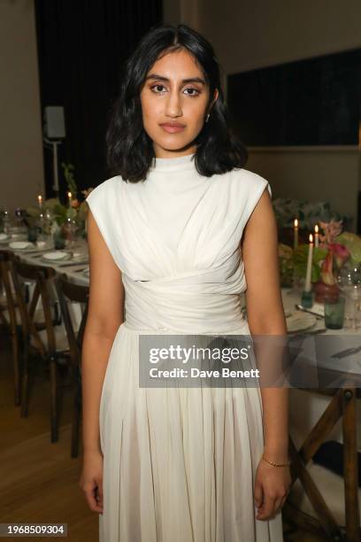 Ambika Mod attends the MEJURI exclusive dinner on January 31, 2024 in London, England.