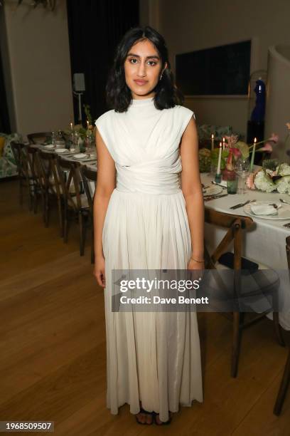 Ambika Mod attends the MEJURI exclusive dinner on January 31, 2024 in London, England.
