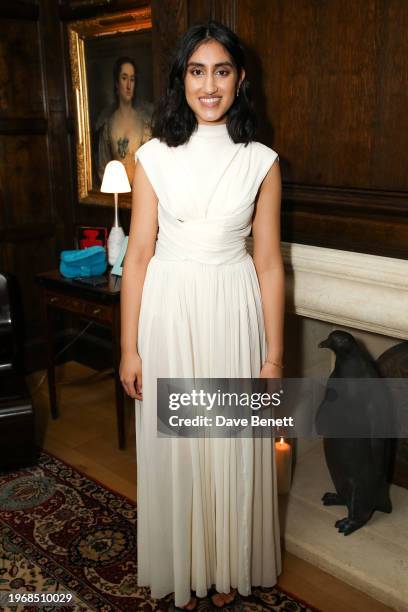 Ambika Mod attends the MEJURI exclusive dinner on January 31, 2024 in London, England.