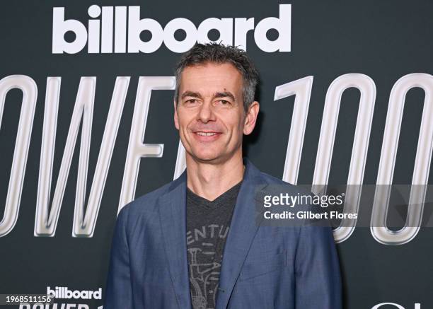 Robert Kyncl at the Billboard Power 100 Event held at NeueHouse Hollywood on January 31, 2024 in Los Angeles, California.