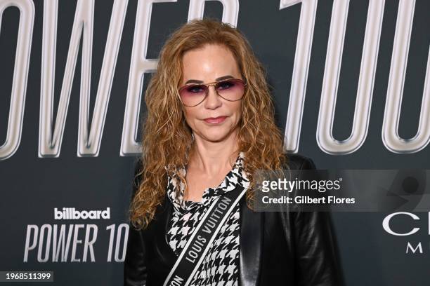 Dina LaPolt at the Billboard Power 100 Event held at NeueHouse Hollywood on January 31, 2024 in Los Angeles, California.