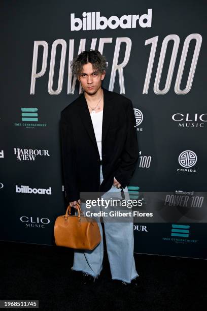 Tainy at the Billboard Power 100 Event held at NeueHouse Hollywood on January 31, 2024 in Los Angeles, California.