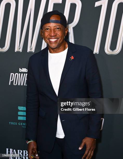 Kevin Liles at the Billboard Power 100 Event held at NeueHouse Hollywood on January 31, 2024 in Los Angeles, California.