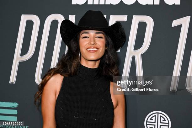 Moriah Smallbone at the Billboard Power 100 Event held at NeueHouse Hollywood on January 31, 2024 in Los Angeles, California.