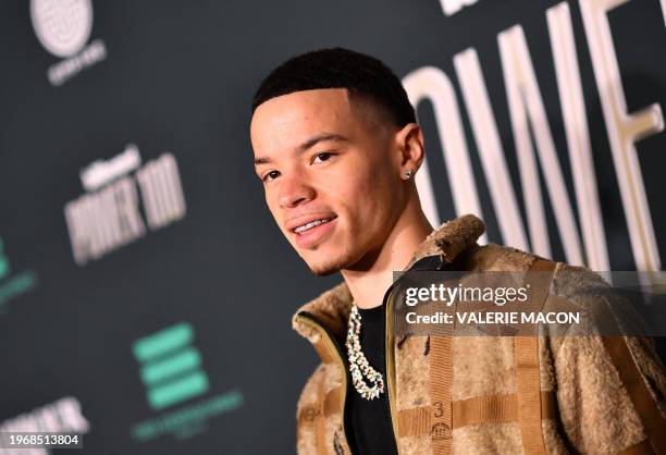 Rapper Lil Mosey attends the Billboard Power 100 at NeueHouse Hollywood in Los Angeles on January 31, 2024.