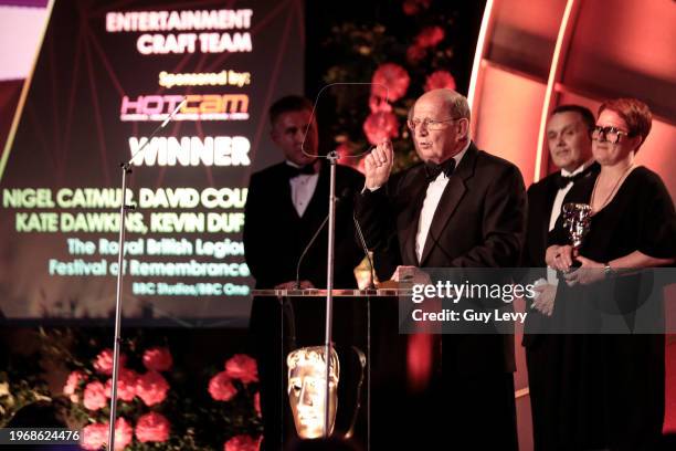 Nigel Catmur, David Cole, Kate Dawkins and Kevin Duff - Entertainment Craft Team - The Royal British Legion Festival of Remembrance