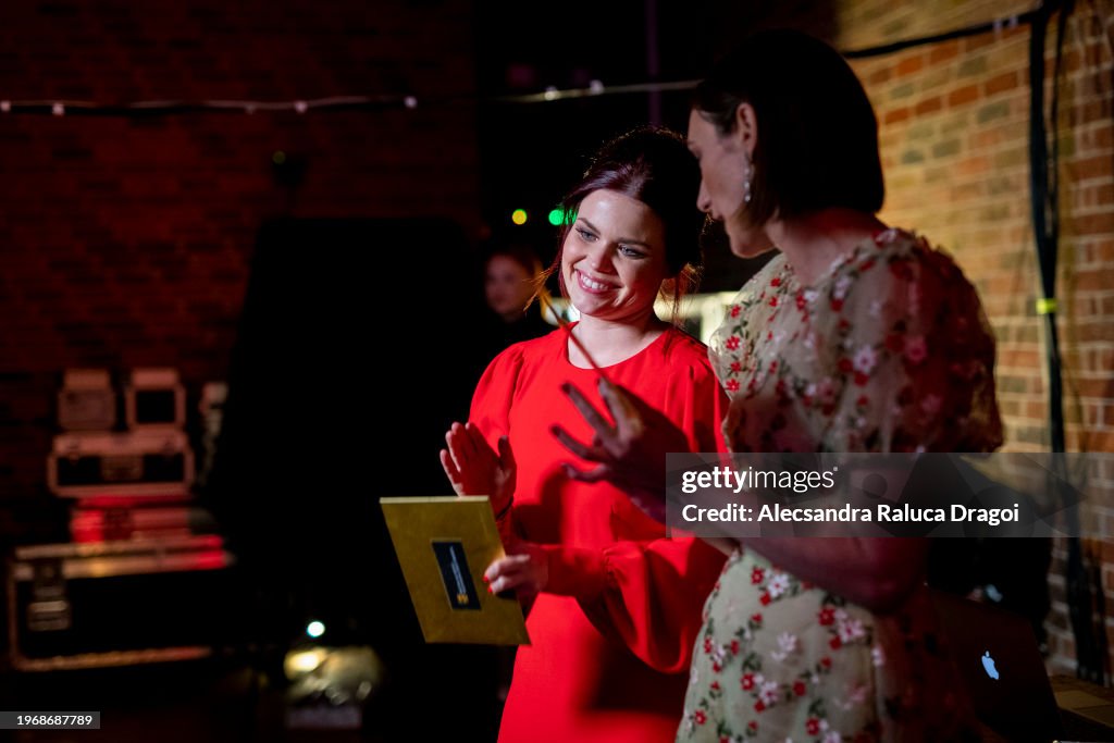 British Academy Television Craft Awards .Date: Sunday 28 April 2019.Venue: The Brewery, 52 Chiswell St, London .Host: Stephen Mangan.-.Area: Backstage