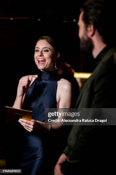 Jennifer Kirby, Emmett J Scanlan, British Academy Television Craft Awards .Date: Sunday 28 April 2019.Venue: The Brewery, 52 Chiswell St, London...