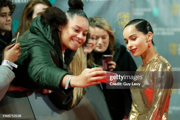 Zoe Kravitz, EE British Academy Film Awards 2020..Date: Sunday 2 February 2020..Venue: Royal Albert Hall, Kensington Gore, South Kensington,...