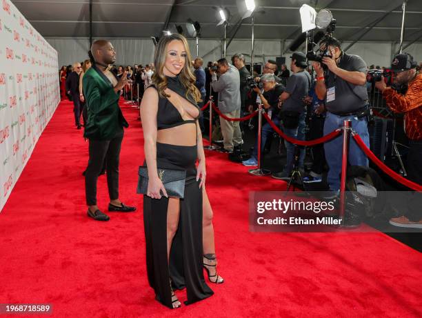 Jada Stevens attends the 2024 Adult Video News Awards at Resorts World Las Vegas on January 27, 2024 in Las Vegas, Nevada.