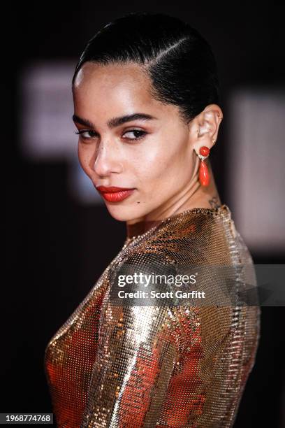 Zoe Kravitz, EE British Academy Film Awards 2020..Date: Sunday 2 February 2020..Venue: Royal Albert Hall, Kensington Gore, South Kensington,...