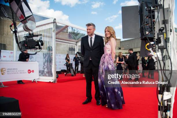 Charlie Brooker, Annabel Jones, Virgin Media British Academy Television Awards.Date: Sunday 12 May 2019.Venue: Royal Festival Hall, Southbank Centre,...