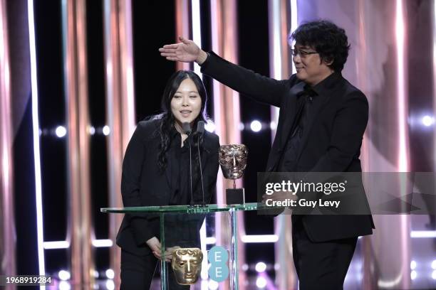 Bong Joon Ho - Film Not In The English Language - Parasite, 73rd British Academy Film Awards, Ceremony, Royal Albert Hall, London, UK - 02 Feb 2020