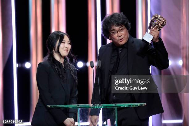 Bong Joon Ho - Film Not In The English Language - Parasite, 73rd British Academy Film Awards, Ceremony, Royal Albert Hall, London, UK - 02 Feb 2020