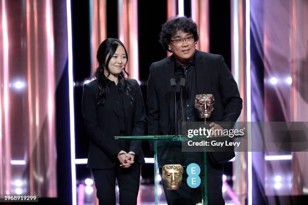 Bong Joon Ho - Film Not In The English Language - Parasite, 73rd British Academy Film Awards, Ceremony, Royal Albert Hall, London, UK - 02 Feb 2020