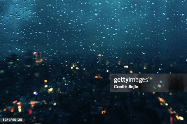 Window Raining At Night 2,473 Window Rain Night Stock Photos, High-Res Pictures, and Images ...