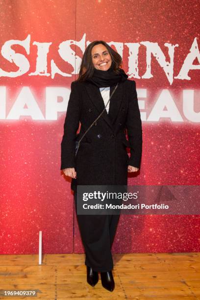 Italian tennis player Roberta Vinci at the Photocall of the show Il Marchese del Grillo at the Sistina Chapiteau. Milan , January 26th, 2024