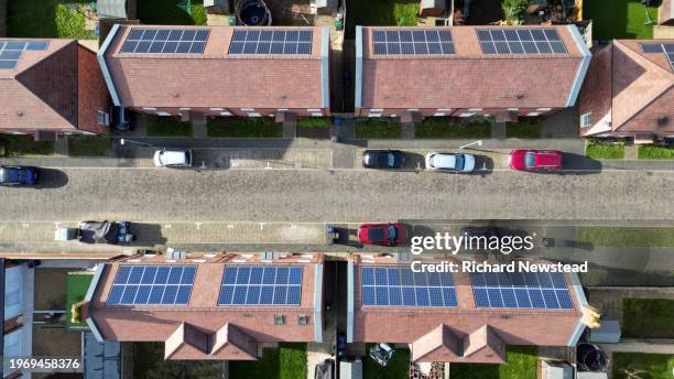 solar powered homes - over abundance stock pictures, royalty-free photos & images