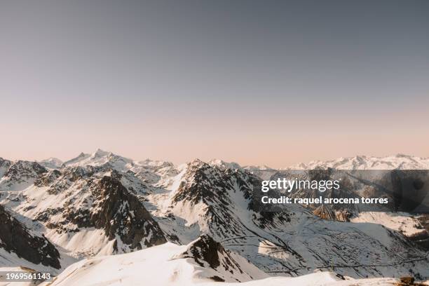 snowy pyrenees - nevada winter stock pictures, royalty-free photos & images