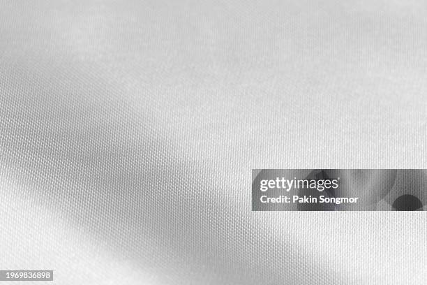 white color fabric cloth polyester texture and textile background. - polyester stock pictures, royalty-free photos & images