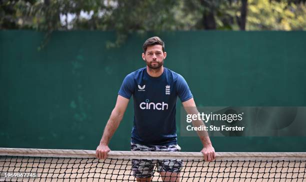 England player Ben Foakes pictured at the Taj Deccan Hotel on January 29, 2024 in Hyderabad, India.