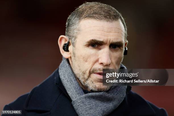 Martin Keown, former footballer, pundit and TNT Sports presenter before the Premier League match between Nottingham Forest and Arsenal FC at City...