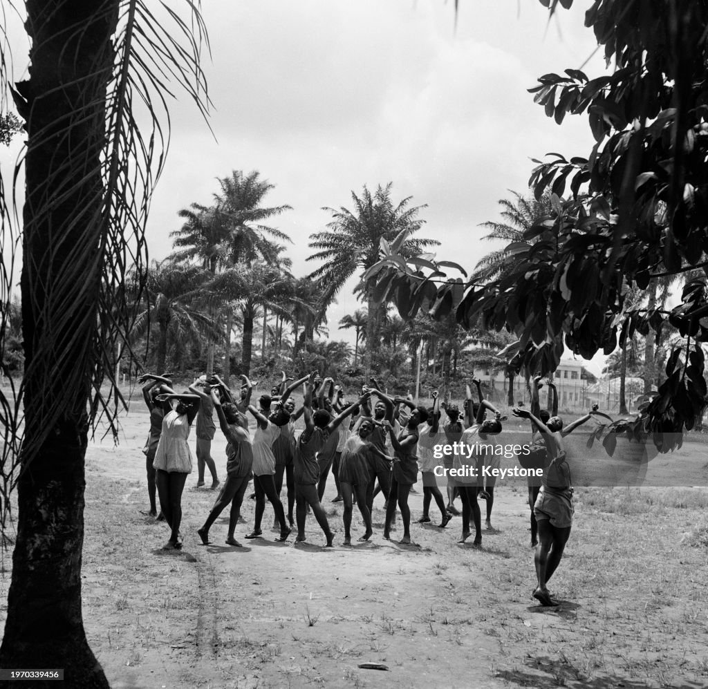 Schoolgirls Dancing