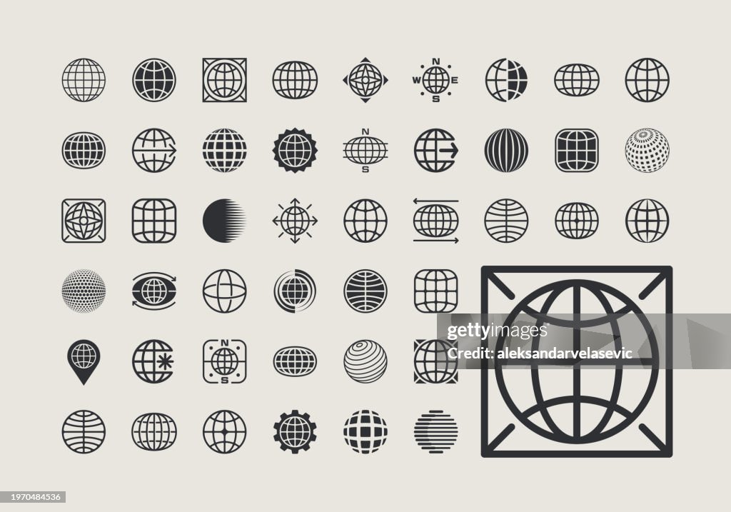Globus-Icons-Designelemente