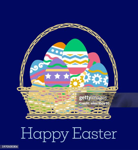 ostern begrüßung - netzgewebe stock-grafiken, -clipart, -cartoons und -symbole