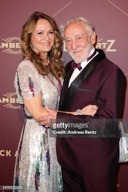Christiane Zander and Dieter Hallervorden attend the Lambertz Monday Night 2024 on January 29, 2024 in Cologne, Germany.