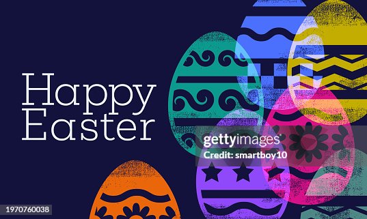 Letterpress styled Easter Greeting Letterpress styled Easter Greeting