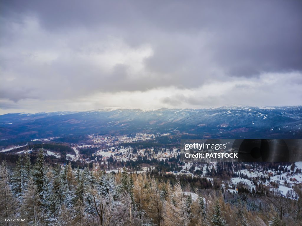 View from the summit of Wysoki Kamień