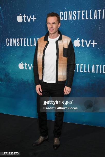 James D'Arcy at the "Constellation" photo call held at Four Seasons Los Angeles at Beverly Hills on February 1, 2024 in Los Angeles, California.