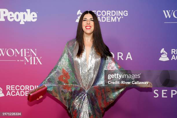 Joanie Leeds at A Celebration of Women In The Mix held at GRAMMY House on February 1, 2024 in Los Angeles, California.