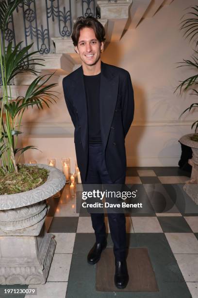 Lawrence Van Hagen attends the Loro Piana event celebrating the annual Record Bale Award on February 1, 2024 in London, England.