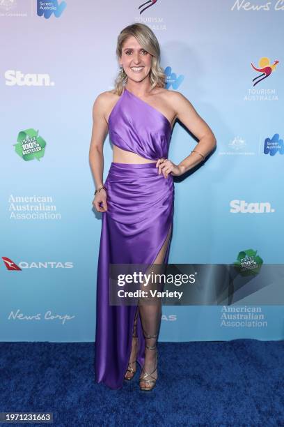 Kelsie McDonald at the 21st Annual G'Day USA Arts Gala held at Skirball Cultural Center on February 1, 2024 in Los Angeles, California.