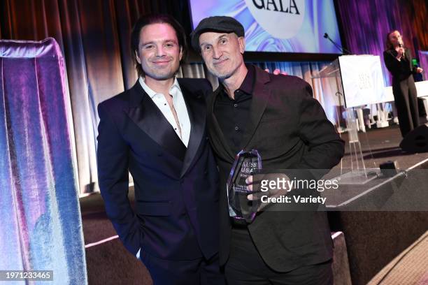 Sebastian Stan and Craig Gillespie at the 21st Annual G'Day USA Arts Gala held at Skirball Cultural Center on February 1, 2024 in Los Angeles,...
