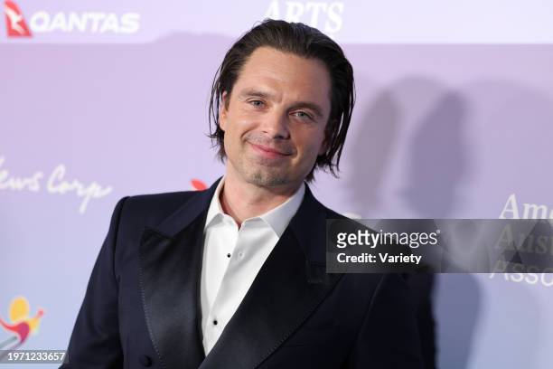 Sebastian Stan at the 21st Annual G'Day USA Arts Gala held at Skirball Cultural Center on February 1, 2024 in Los Angeles, California.