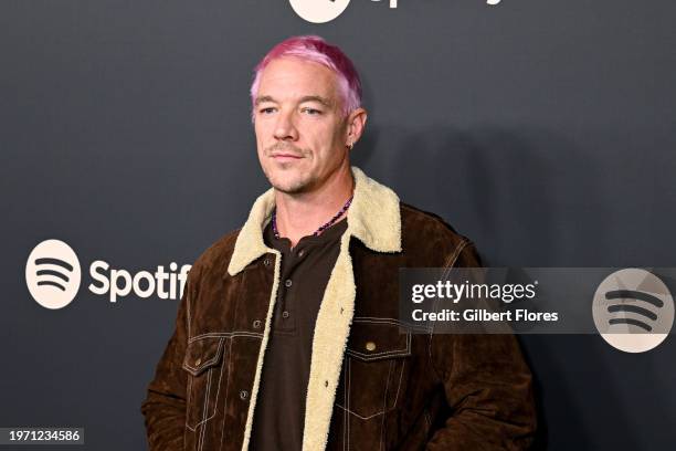 Diplo at the Spotify Best New Artist Party held at Paramount Studios on February 1, 2024 in Los Angeles, California.