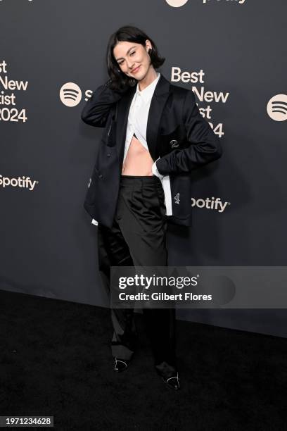 Gracie Abrams at the Spotify Best New Artist Party held at Paramount Studios on February 1, 2024 in Los Angeles, California.