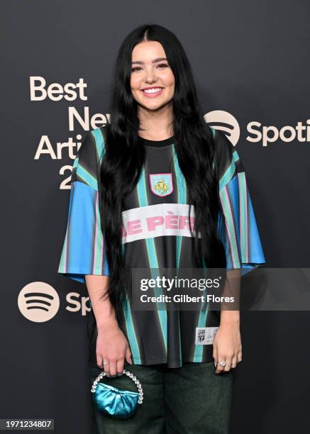 Lauren Spencer-Smith at the Spotify Best New Artist Party held at Paramount Studios on February 1, 2024 in Los Angeles, California.