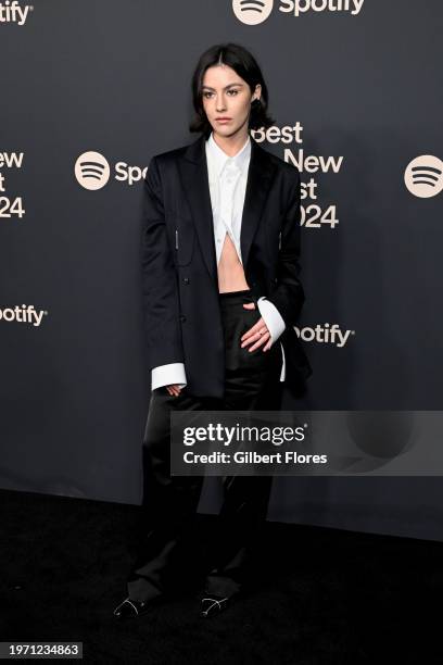 Gracie Abrams at the Spotify Best New Artist Party held at Paramount Studios on February 1, 2024 in Los Angeles, California.