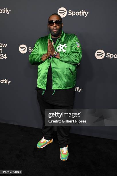 Killer Mike at the Spotify Best New Artist Party held at Paramount Studios on February 1, 2024 in Los Angeles, California.